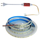 Strip light 192D/m AC220V 10m Roll 3 Colors - CCT Adjustable - with Power Plug