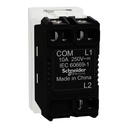 Roller Blind Switch, Miluz E, 10A 250V 1 Module White