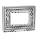 Weatherproof Box, Miluz E, 3 Gang IP55 White