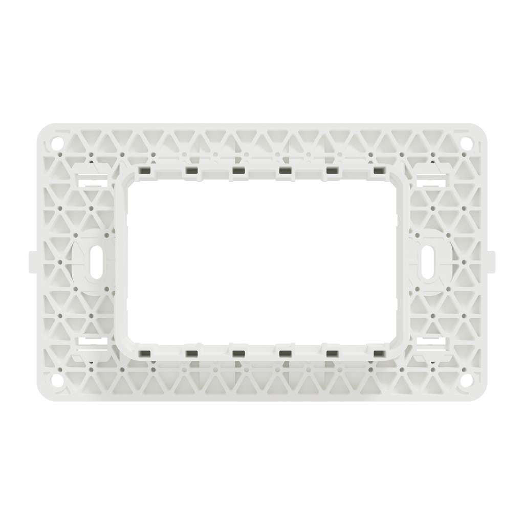 Supporting Frame, Miluz E, 3 Gang White