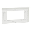 Cover Frame, Miluz E, 4 Gang White
