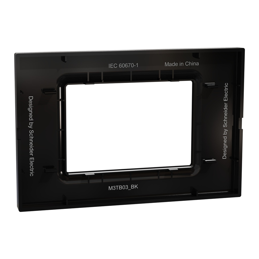 Cover Frame, Miluz E, 3 Gang