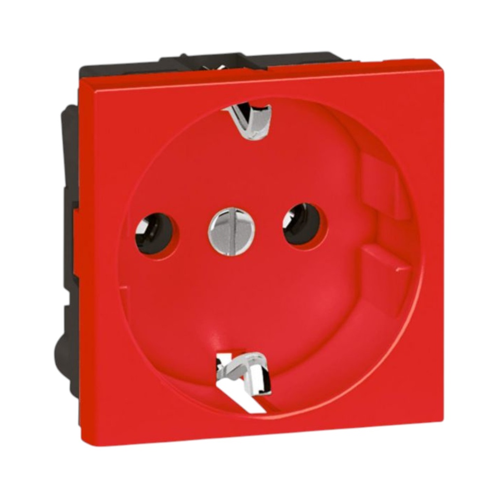 Arteor™ - Socket - German - 16 A - 2P+E shuttered - 2 modules