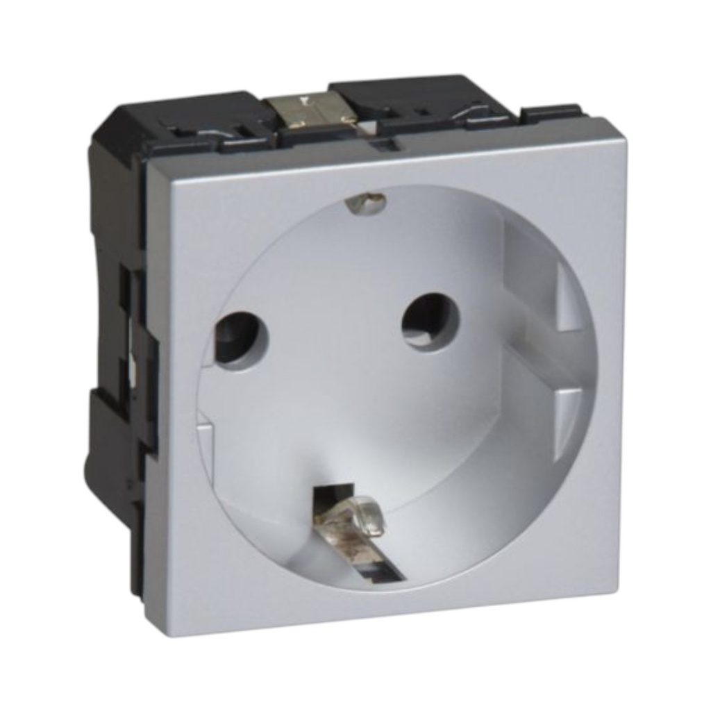 Arteor™ - Socket - German - 16 A - 2P+E shuttered - 2 modules