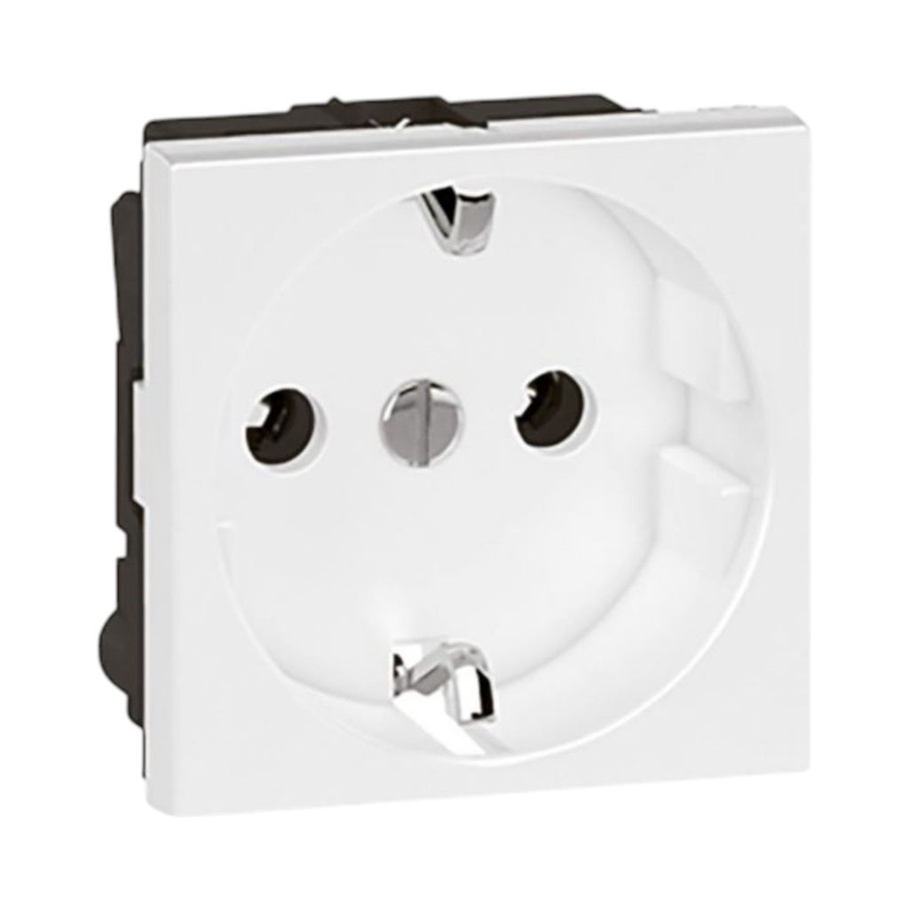 Arteor™ - Socket - German - 16 A - 2P+E shuttered - 2 modules