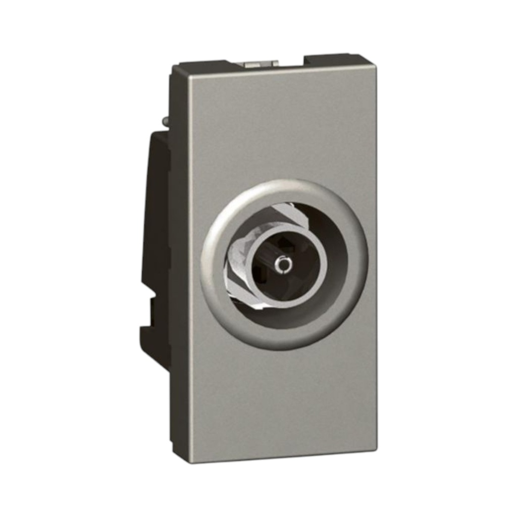 Arteor™ - TV socket - TV single shielded "F" type - 0-2400 Hz - 1 module