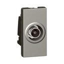 Arteor™ - TV socket - TV single shielded "F" type - 0-2400 Hz - 1 module