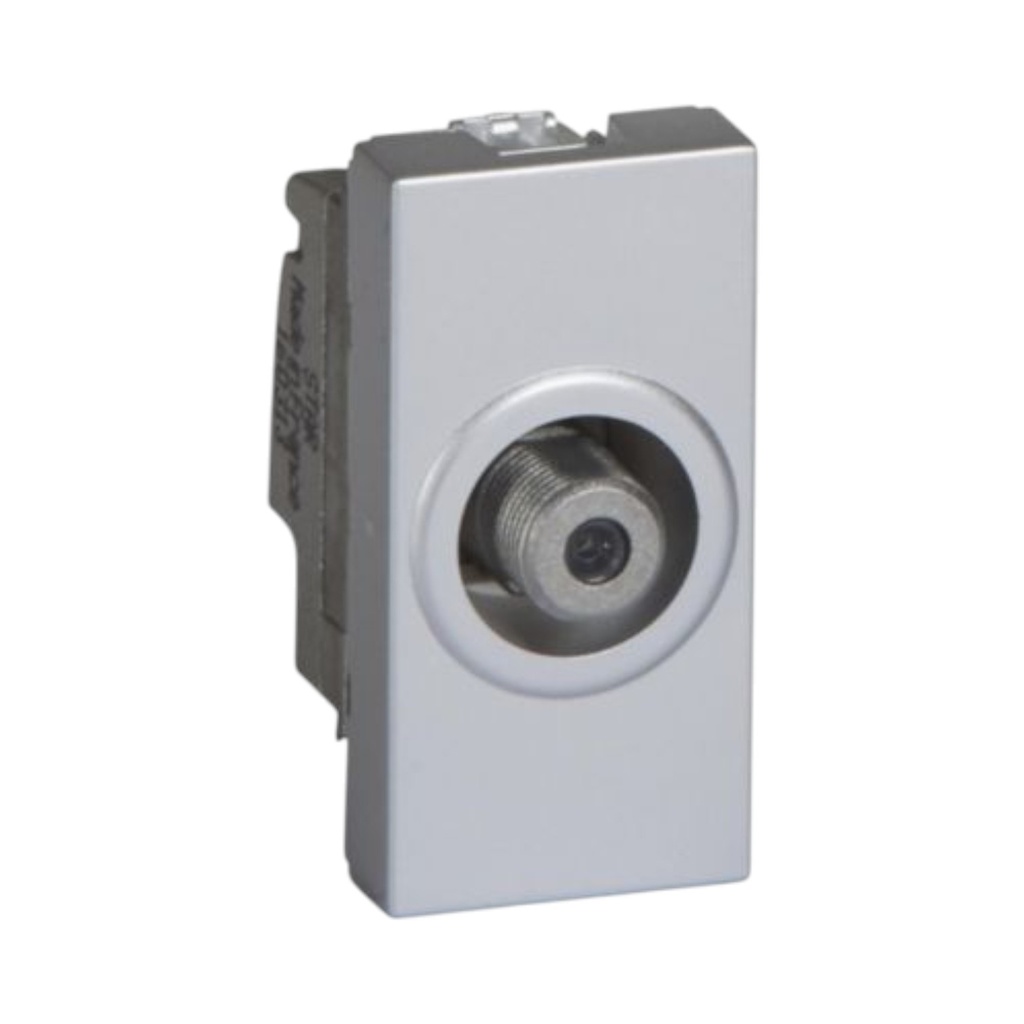 Arteor™ - TV socket - TV single shielded "F" type - 0-2400 Hz - 1 module