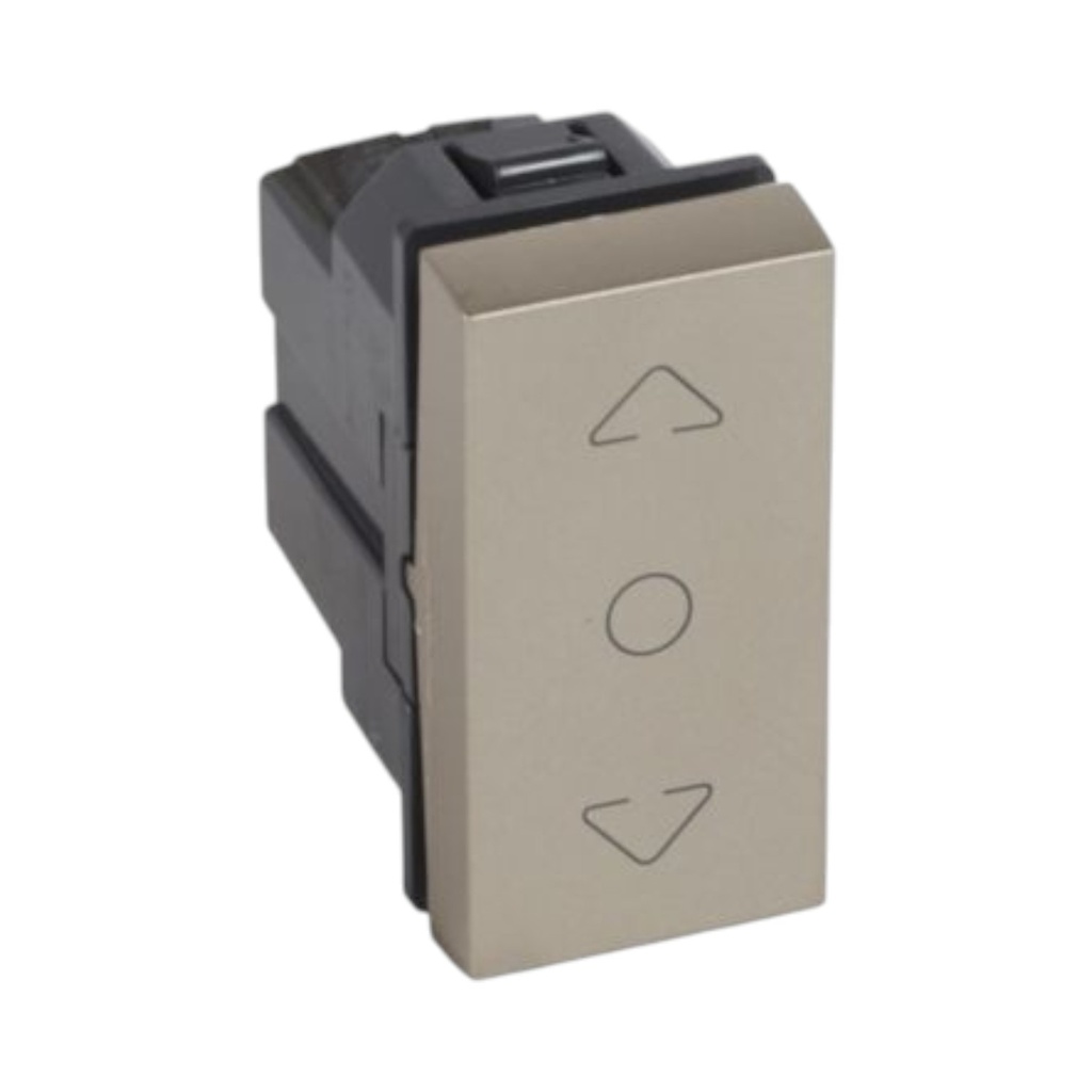 Arteor™  -  Curtain  switch  -  centre  off  -  1  module