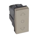 Arteor™  -  Curtain  switch  -  centre  off  -  1  module
