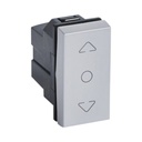 Arteor™  -  Curtain  switch  -  centre  off  -  1  module