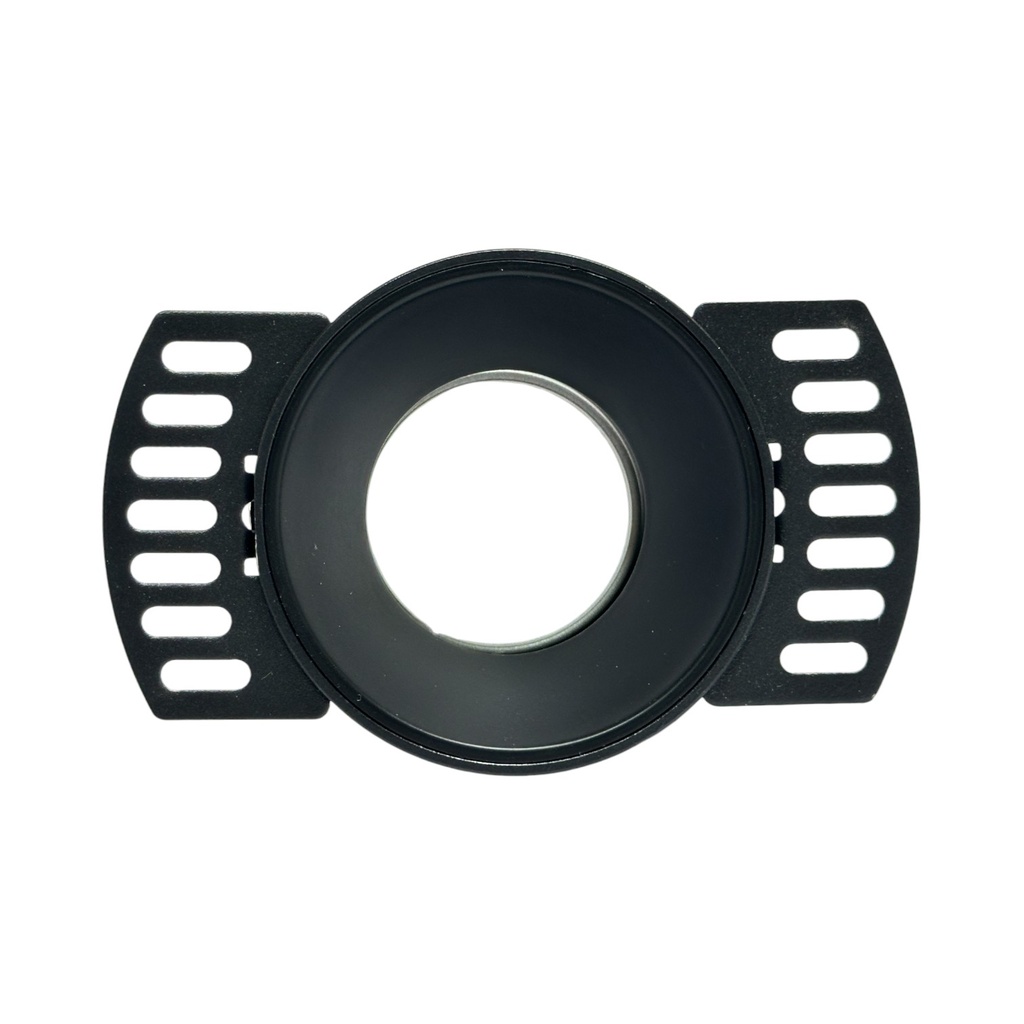 Trimless Adjustable Recessed Spotlight Frame – GU10 / MR16 Compatible – Ø75 mm Cut-Out – Black | White