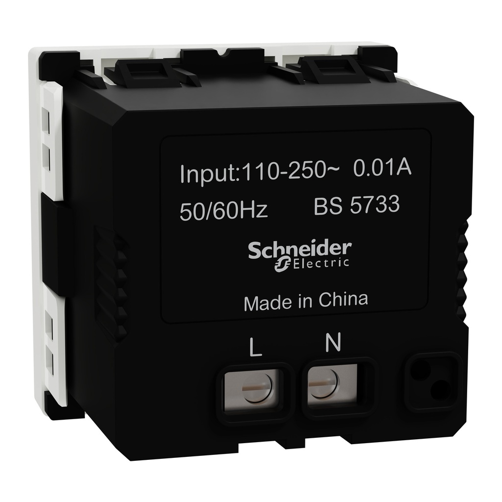 Doorbell Buzzer, Miluz E, 2 Module, White 