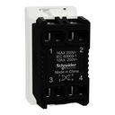 Intermediate Switch, Miluz E, 10-16A, 250V, 1 module, White 