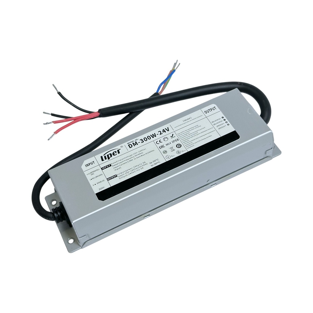 Liper DM Series 24V LED Power Supply – IP68 – Constant Voltage