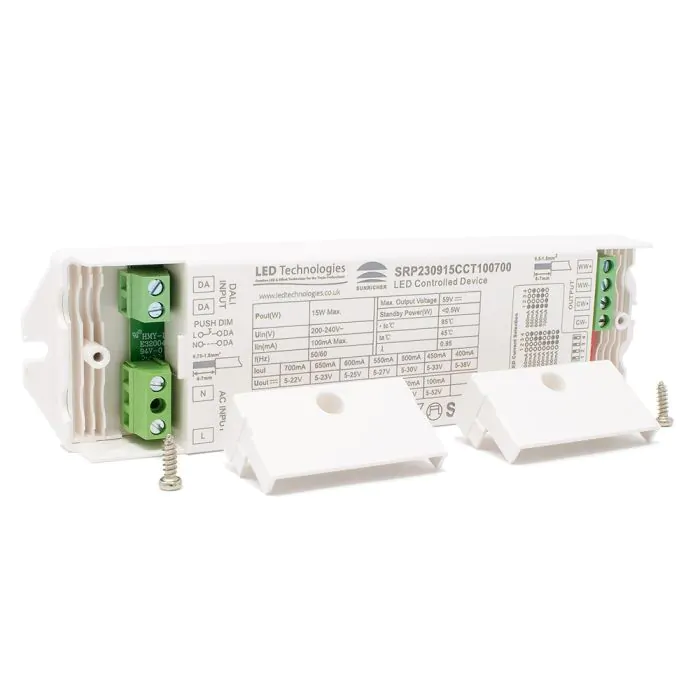 DALI DT8 Tunable White LED Driver – 15W – NFC Programmable (SRP-2309N-15CCT100-700)