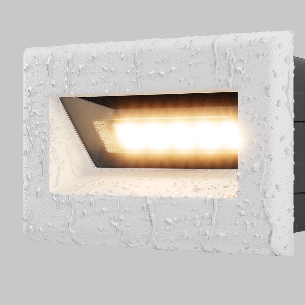 Maytoni Bosca LED Stair Light – IP65 – 3000K – Rectangular Recessed