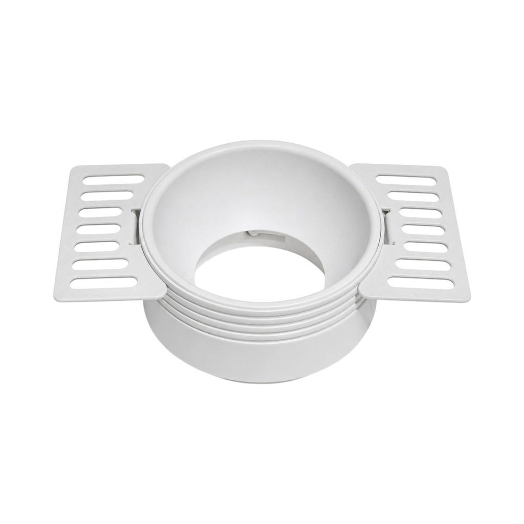 Trimless Fixed Recessed Spotlight Frame- Anti-glare – Round – MR16 – Ø70 mm Cut-Out 
