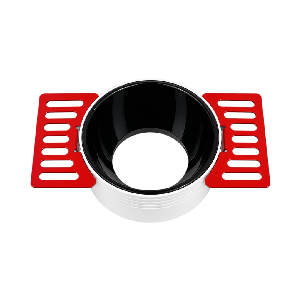 Trimless Fixed Recessed Spotlight Frame- Anti-glare – Round – MR16 – Ø70 mm Cut-Out 