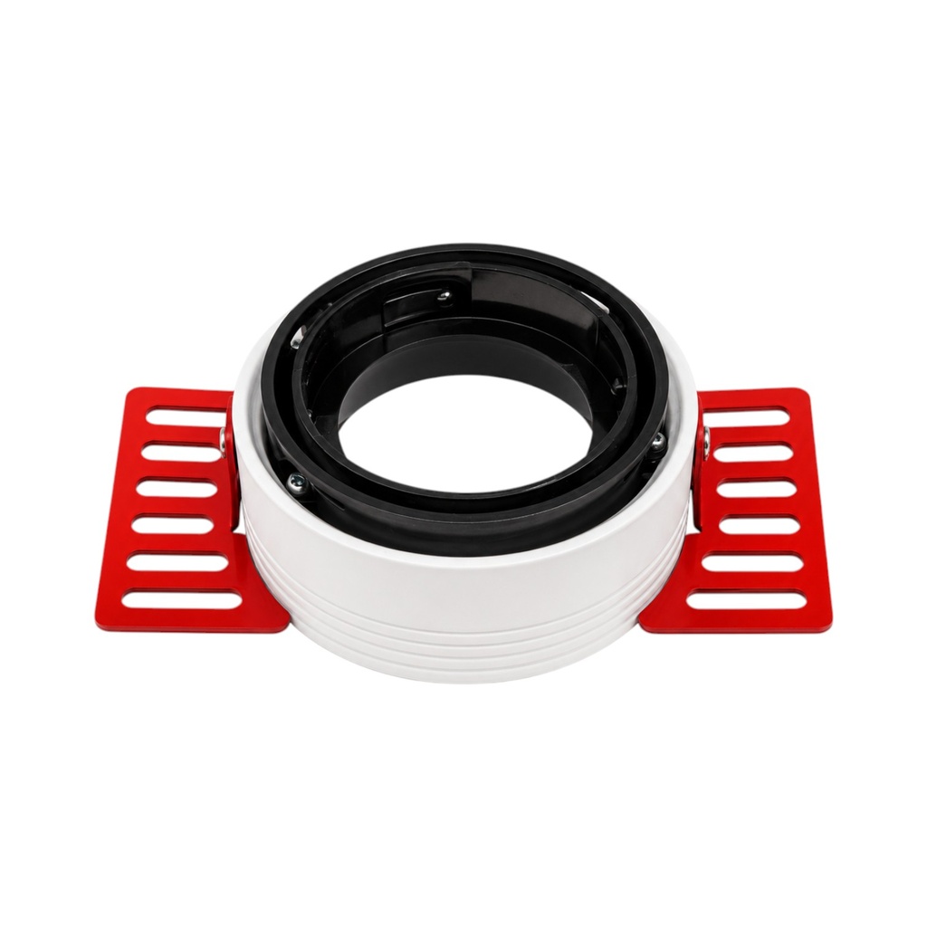Trimless Fixed Recessed Spotlight Frame- Anti-glare – Round – MR16 – Ø70 mm Cut-Out 