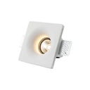Trimless Recessed Spotlight Frame- Anti-glare – Gypsum – MR16 – White
