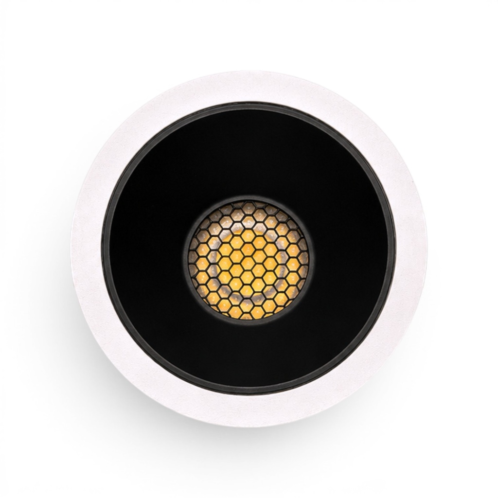 Anti-Glare Recessed LED Downlight with Honeycomb – OSRAM Chip, EagleRise Driver, 3000K