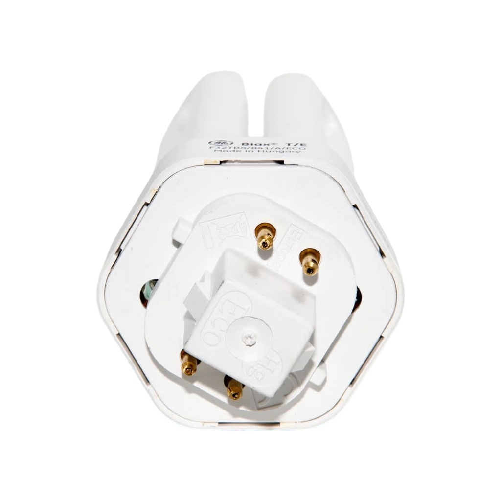 GE Ecolux® Biax® T4 Compact Fluorescent Lamp – 32W, 4100K, GX24q-3
