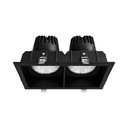 Square Recessed Downlight – Philips Certa Driver, 24W / 2×24W, 3000K / 4000K