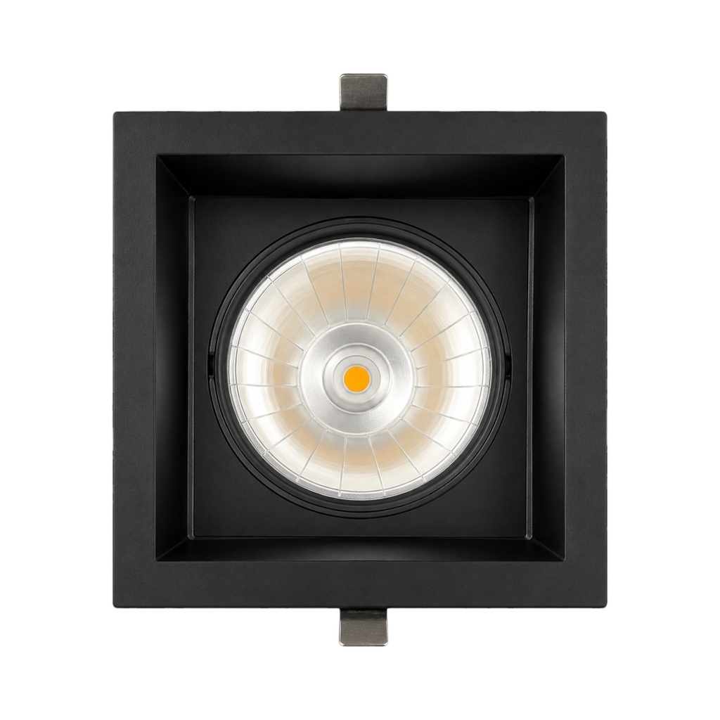 Square Recessed Downlight – Philips Certa Driver, 24W / 2×24W, 3000K / 4000K