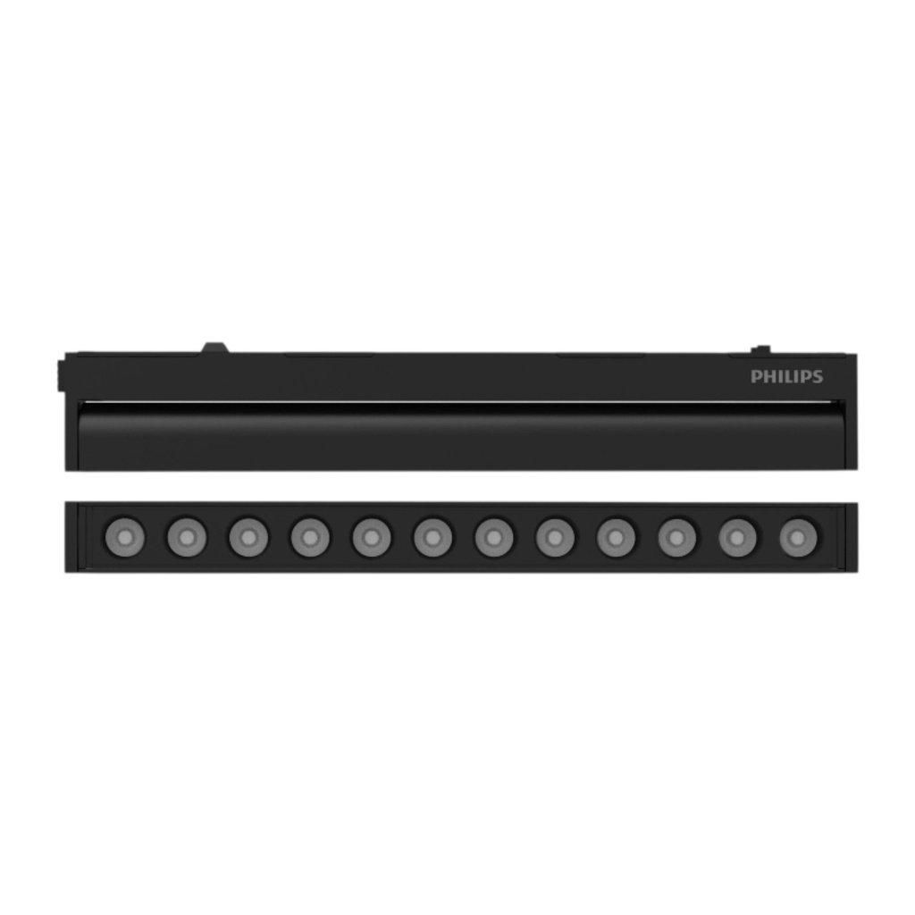 Philips Adjustable Grid Light – Slim & Flexible Magnetic Track 10W, CRI90