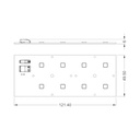 Inventronics PL-BRICK HP 1900 730 2x4 HE High-Efficiency LED Module – 12W, 3000K, CRI 70, 2255lm
