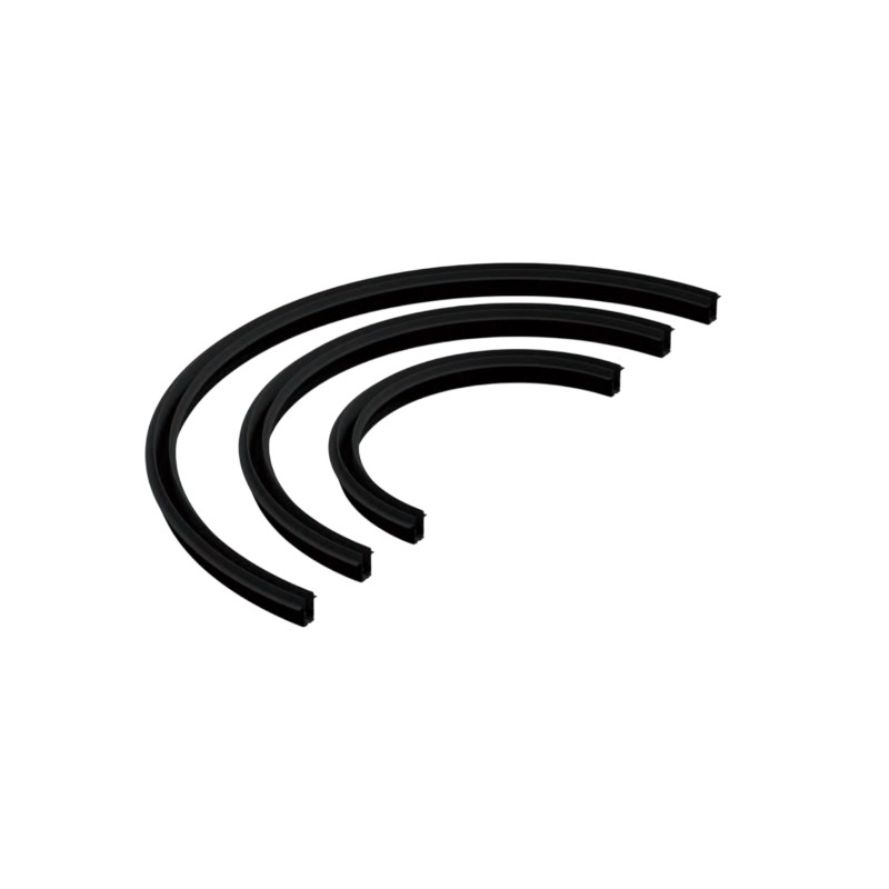 Round Magnetic track rail