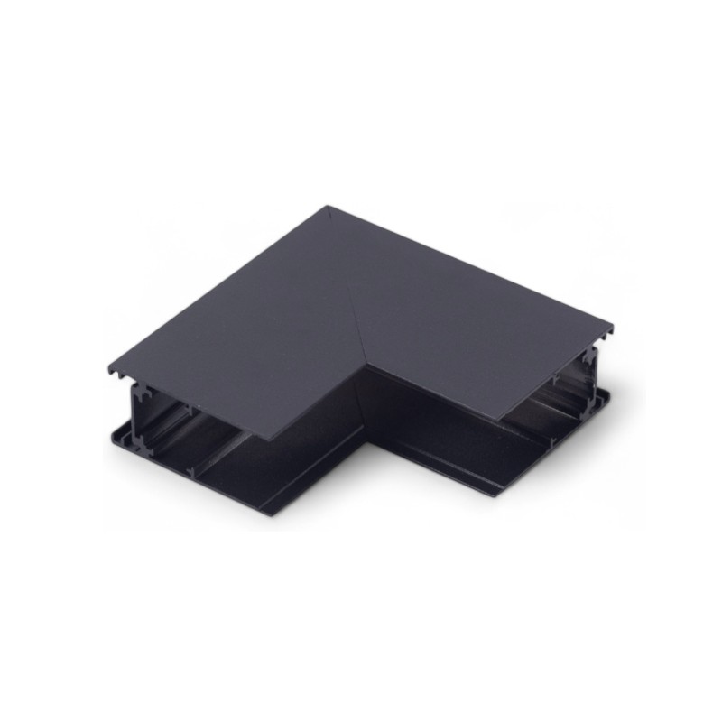 Magnetic rail corner connector ceiling to wall