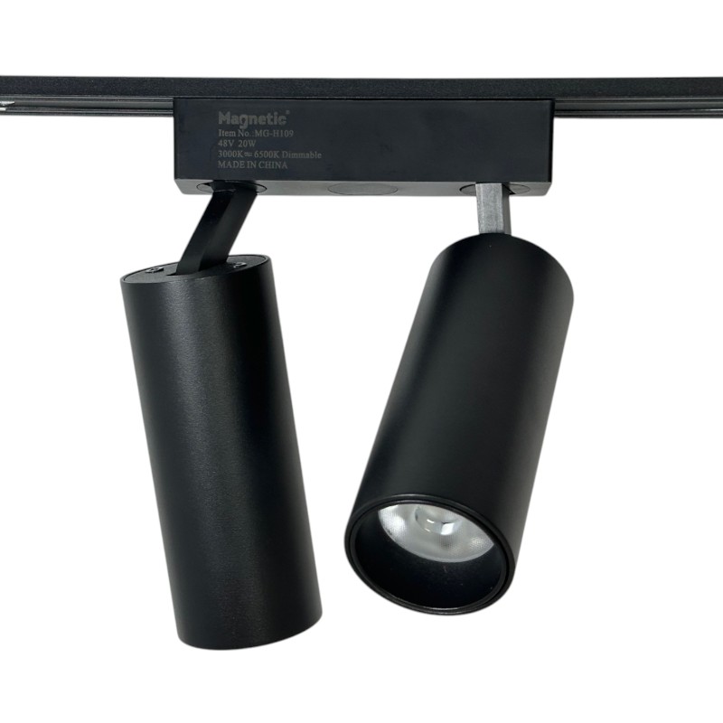 Ultra Slim Smart Magnetic Track Double Retractable Spotlight