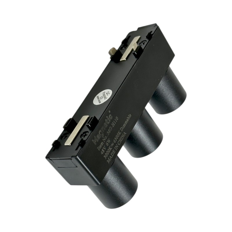 Ultra Slim Smart Magnetic Track Ternary Spotlight 6W