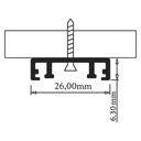 Ultra Slim Magnetic Track Rail Surface Mounted