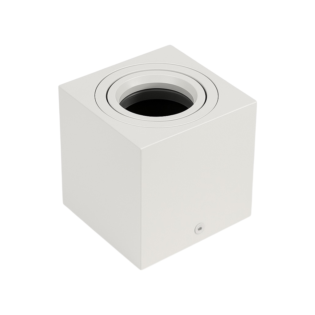 Downlight Cylinder Square - Aluminum - Empty - F107-SQ