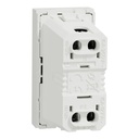 Socket-outlet, New Unica, 2P, 16A, Euroamerican
