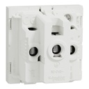 Socket-outlet, New Unica, 2P+E, 13A, British, with shutter, 2 modules