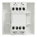 Switch, New Unica, 1-way , 10AX, 2 modules