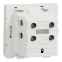 Switch, New Unica, mechanism, 1-pole 1-way, 32A, 2 modules, screw terminals, untreated, IP4X