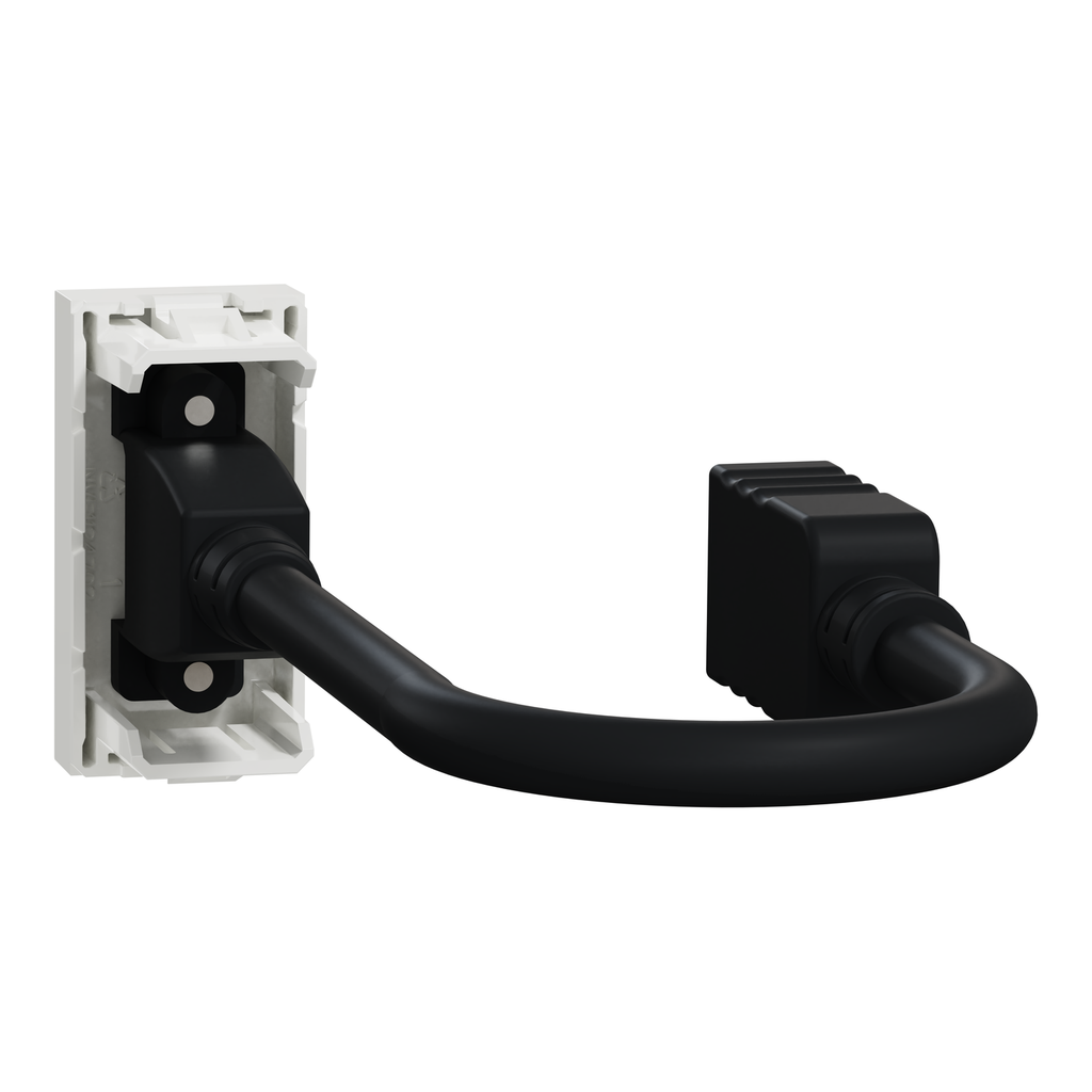 Audio/video socket, New Unica, HDMI, prewired, 1 module