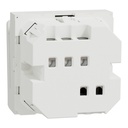 Card switch, New Unica, 1-pole 1-way, electronic, 8A, 2 modules
