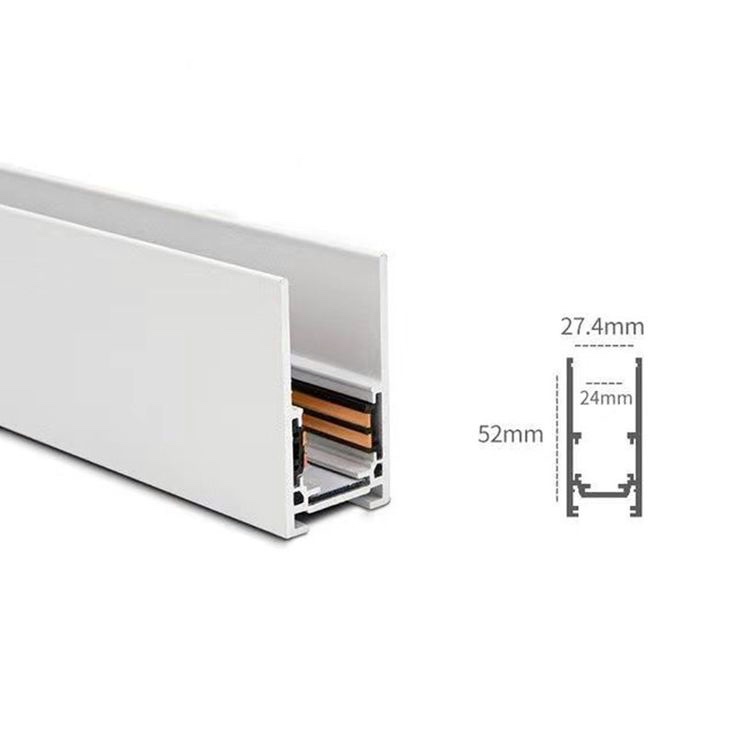 Magnetic Track Rail - White