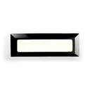 Surface mounted rectangular step light 5W 3000K Black