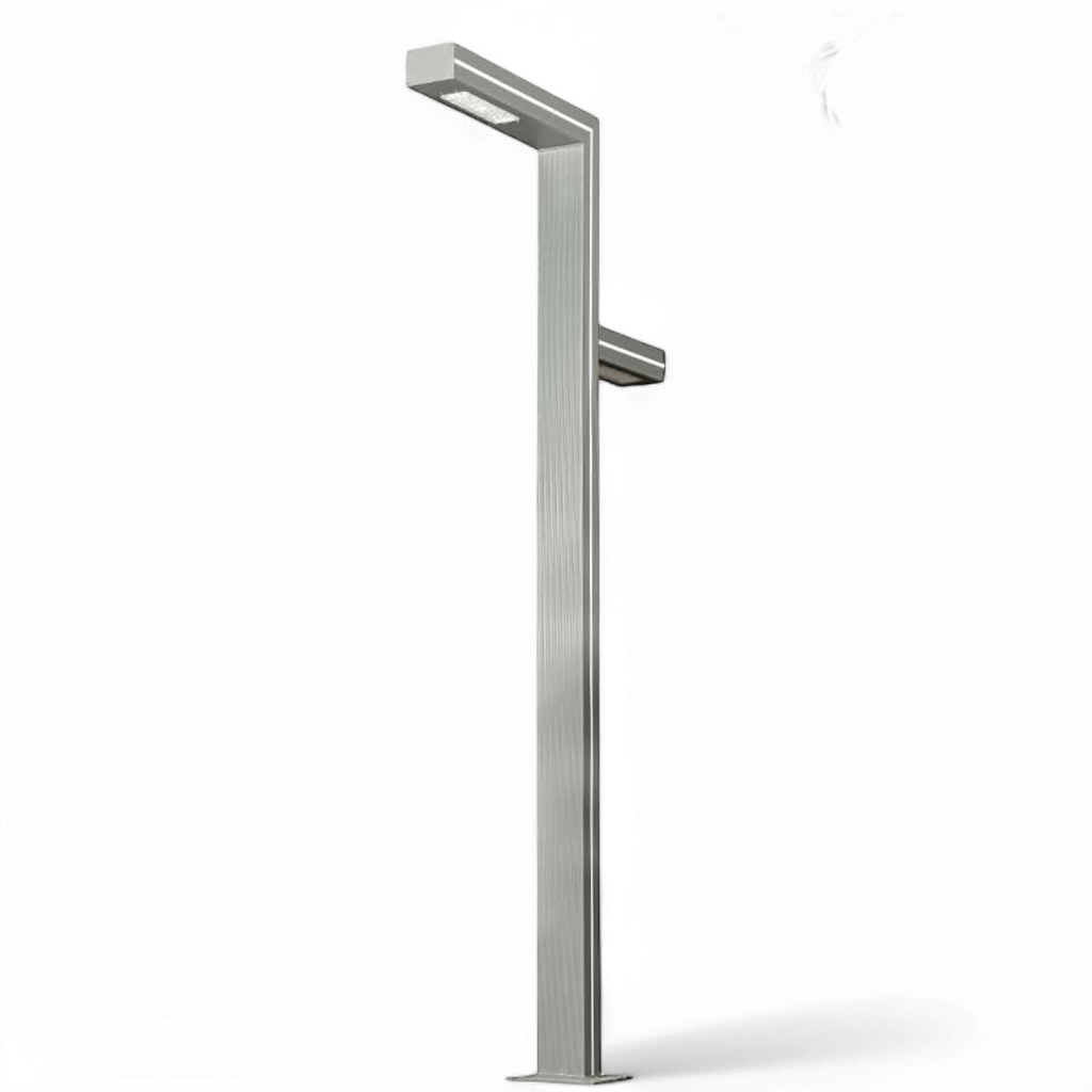Outdoor City Pole Light 2*30W + 70W LED Profile