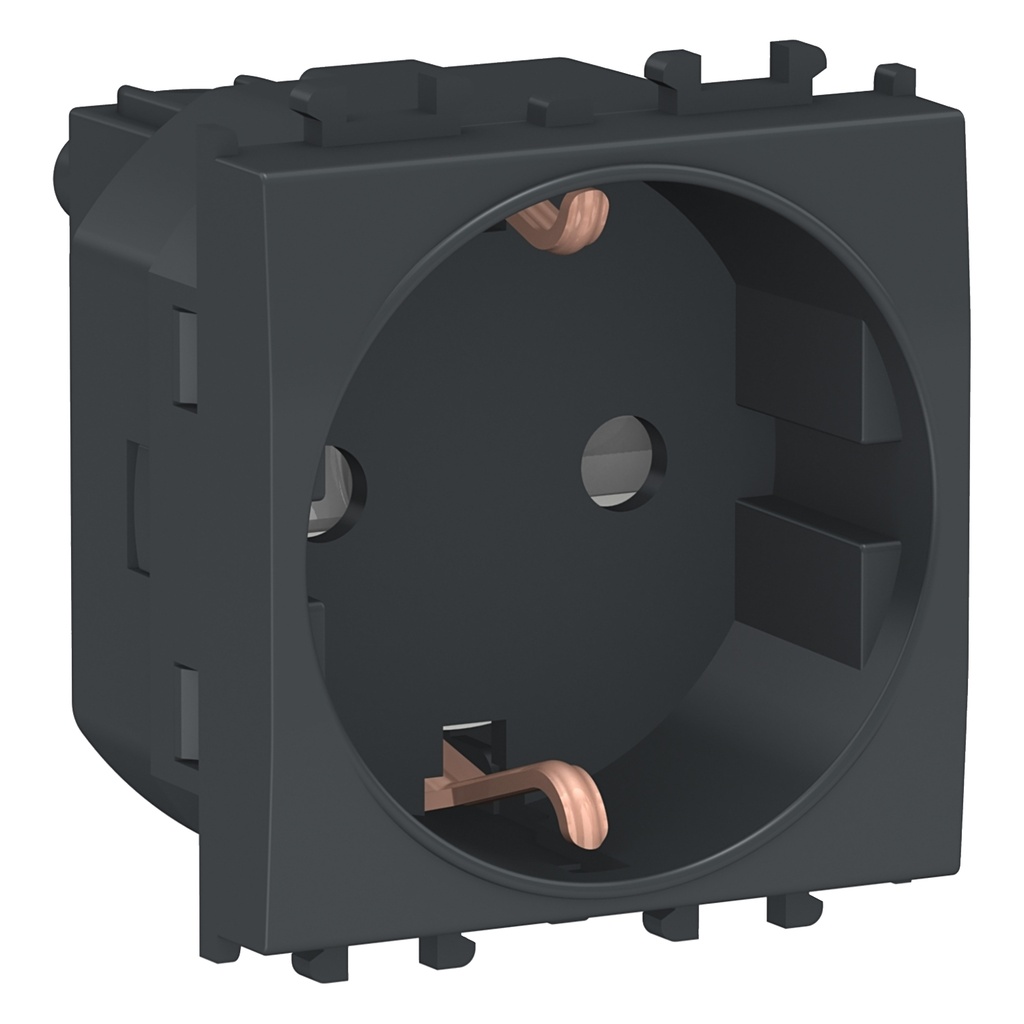 Easy Styl - 2 modules Side earth Socket Outlet