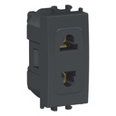 Easy Styl - 1 module Euro-US Socket Outlet