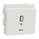 Card switch, New Unica, 1-pole 1-way, electronic, 8A, 2 modules