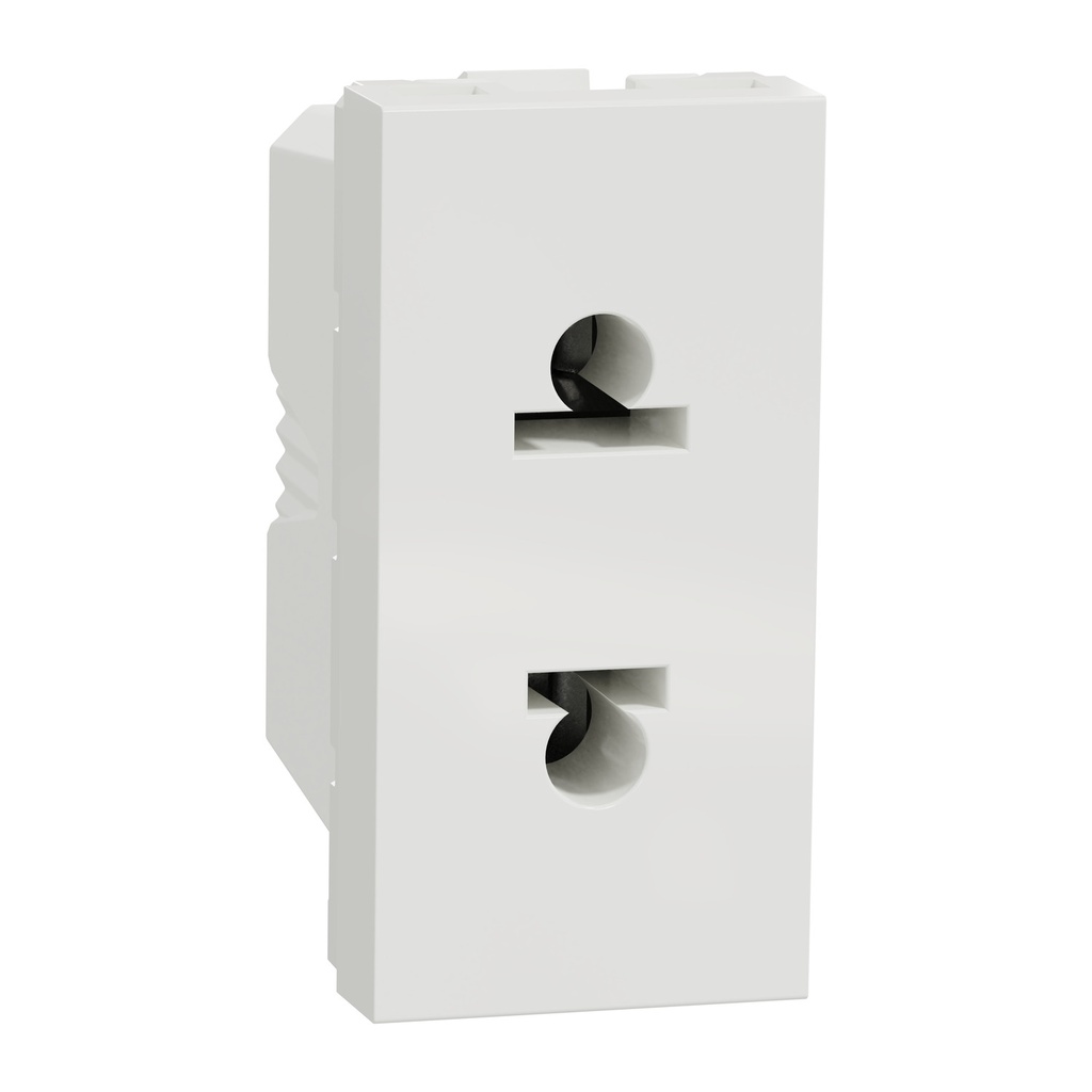 Socket-outlet, New Unica, 2P, 16A, Euroamerican